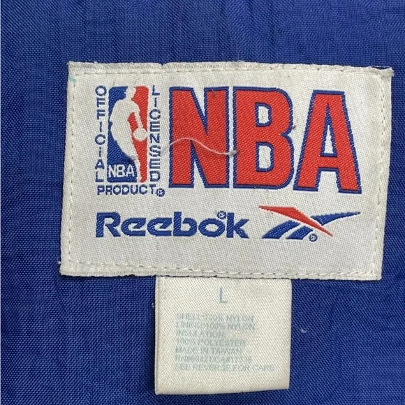 Reebox/Nba Orlando Magic Sz Large Blue /White Hooded coat